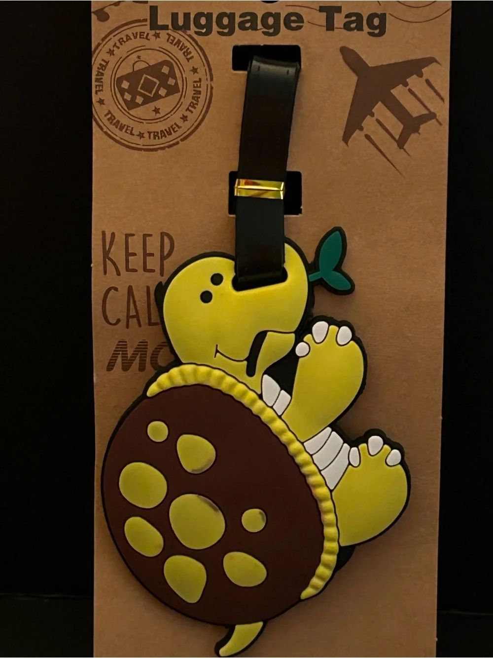 Kids Turtle 🐢 Shaped Travel Luggage Bag Case Tag with ID Window Silicone NWT